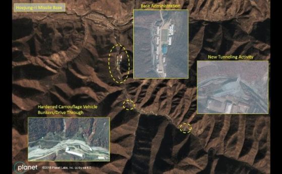 Северна Корея е разширила своя база за ракети с голям