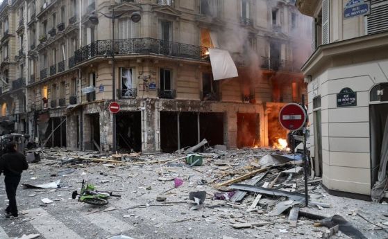Силна експлозия в хлебарница разтърси центъра на Париж тази сутрин Ранени