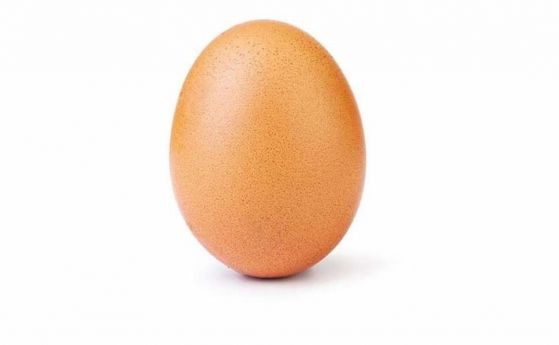 Снимка на яйце стана най популярният пост в Инстаграм   Снимката публикувана