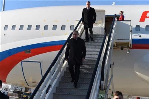 Президентът на Русия Владимир Путин пристигна на официално посещение в