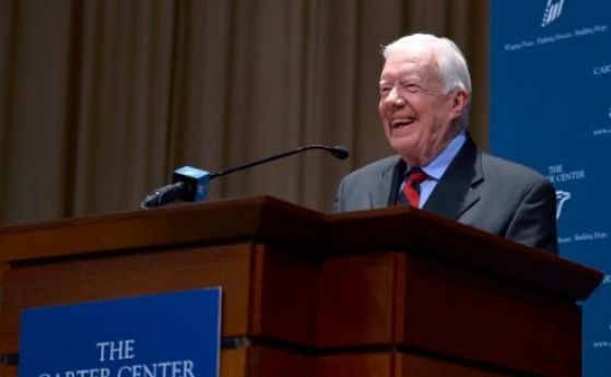 Бившият президент на САЩ Джими Картър вече е трикратен носител