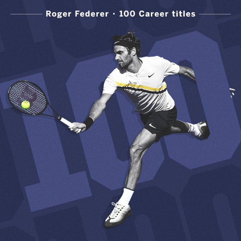 Роджър Федерер спечели своя юбилеен трофей №100 в турнирите на