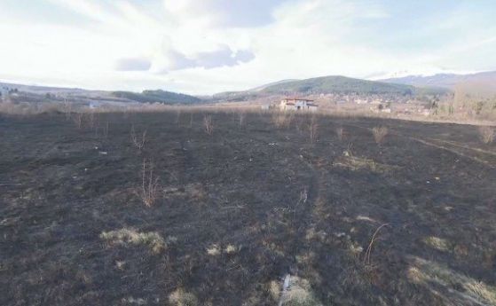 Потушен е пожарът в местността Камбаните в София който избухна