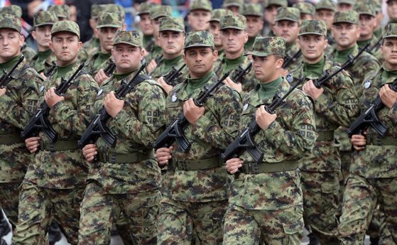 Сръбската армия активно се превъоръжава което може да говори че