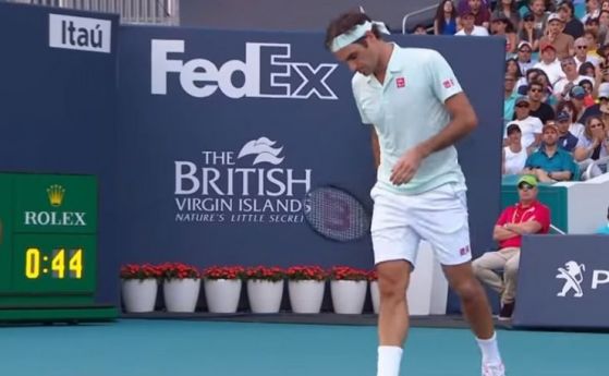 Швейцарската легенда в мъжкия тенис Роджър Федерер просто няма спирка
