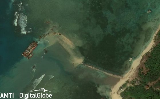 Филипинското правителство подаде дипломатически протест към Китай за присъствието на