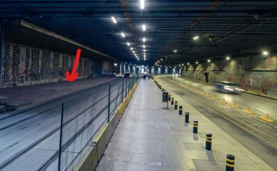 След реконструкцията на тунела под НДК тролейбусната спирка там ще