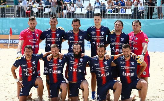  Шампионът МФК Спартак удостовери присъединяване в Шампионската лига по плажен футбол 