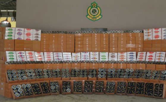Митническите власти в Хонконг са задържали 20 тона контрабанден тютюн за наргиле в