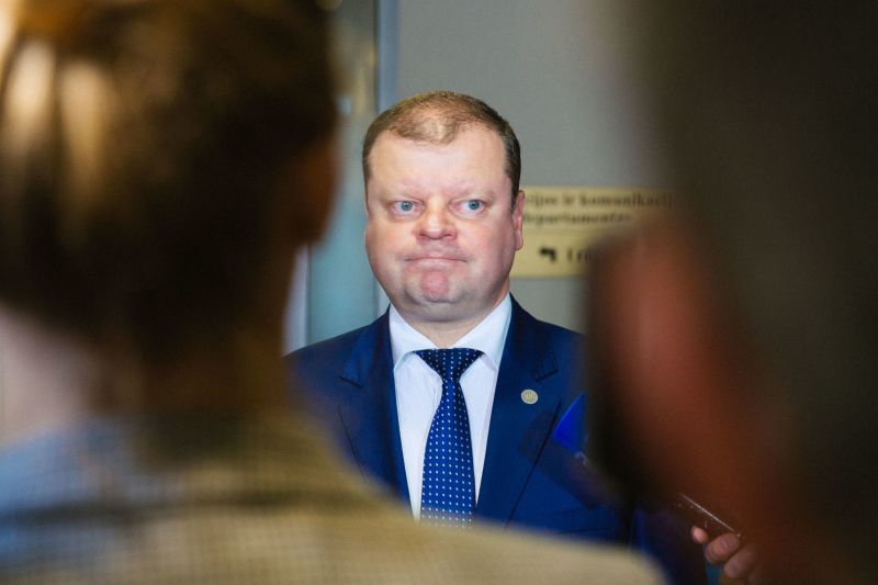 Министър-председателят на Литва подава предсрочно оставка. Саулюс Сквернелис беше кандидат