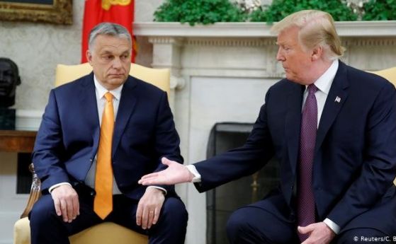 Доналд Тръмп посрещна Виктор Орбан в Белия дом и го