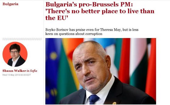 Британският всекидневник Гардиън посвети обширна статия на българския премиер Във