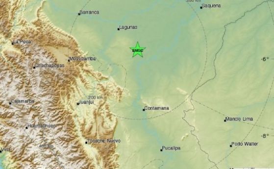 Земетресение с магнитуд 8 по скалата на Рихтер удари Северно