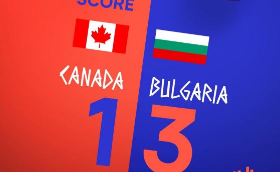 България удари Канада с 3 1 25 20 26 24 19 25 25 17 в