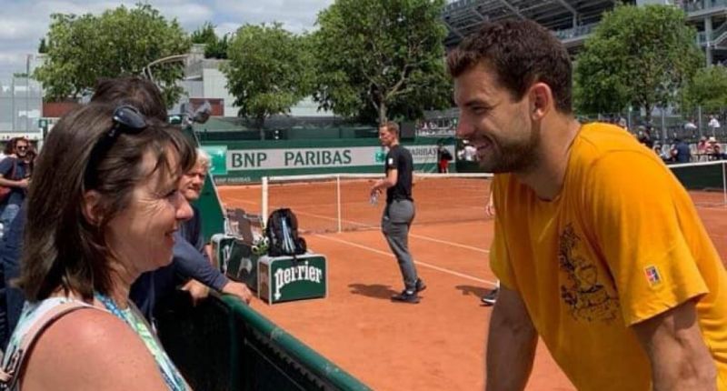 Легендарната ни бивша тенисистка Мануела Малеева изгледа на живо двубоя