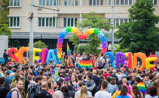 Шествието за защита на правата на ЛГБТ обществото София Прайд