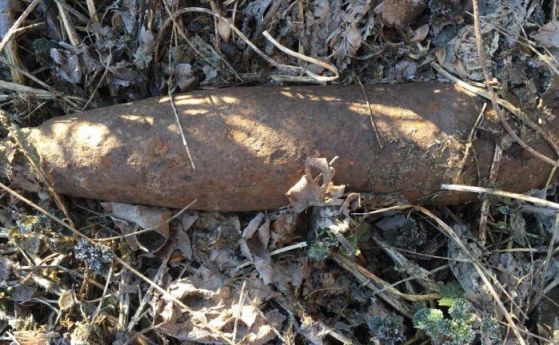 Откриха невзривен снаряд в село Крумово област Пловдив   Боеприпасът