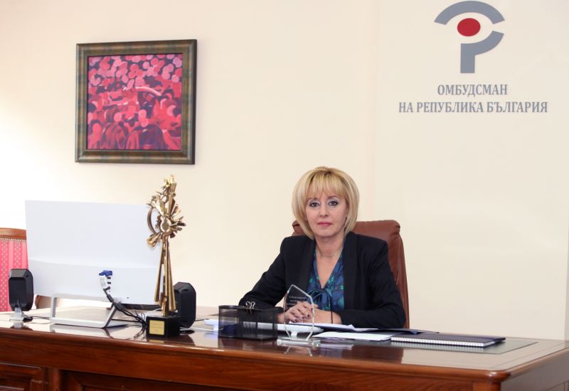 Омбудсманът Мая Манолова изпрати препоръка до председателя на Народното събрание