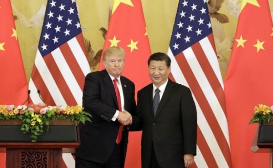 Американският президент Доналд Тръмп и президентът на Китай Си Дзинпин  се