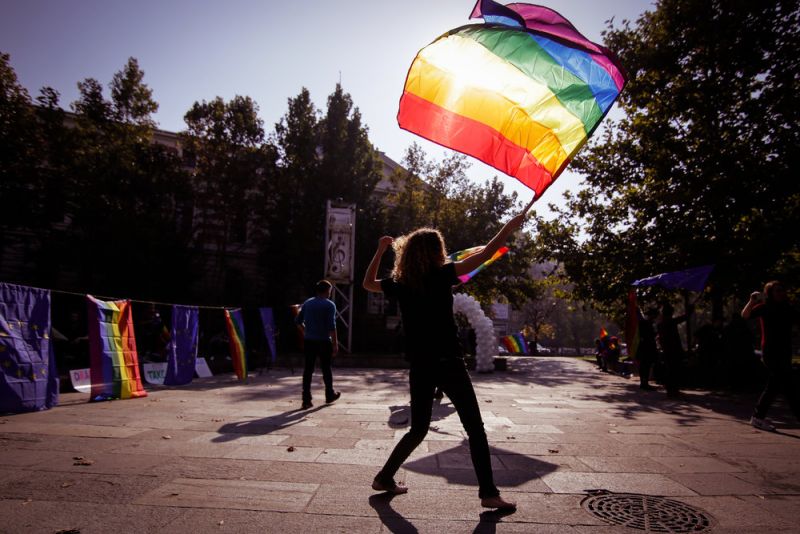 Вчера се проведе първият гей парад в Северна Македония, на