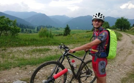 Планинският колоездач Борислав Йорданов който преди по малко от две години