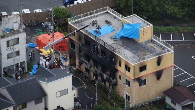 Подпалвачът на анимационното студио в Япония е искал с пожара