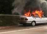 Километрично задръстване на 'Тракия' заради горящи коли