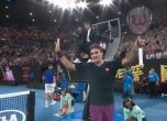 Федерер върви по график в Мелбърн (видео)