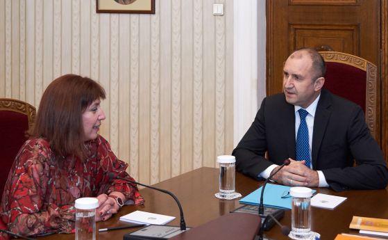 Президентът Румен Радев се срещна с главния инспектор в ИВСС Теодора Точкова