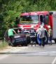 Кола пламна в движение по пътя за Рилския манастир