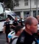 Най-малко трима са арестувани при двата митинга. Пострадаха и два автобуса