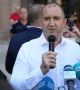 Речта на Румен Радев на митинга пред президентството