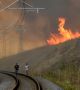 Военен ''Кугър'' помага за гасенето на пожара край Лесово
