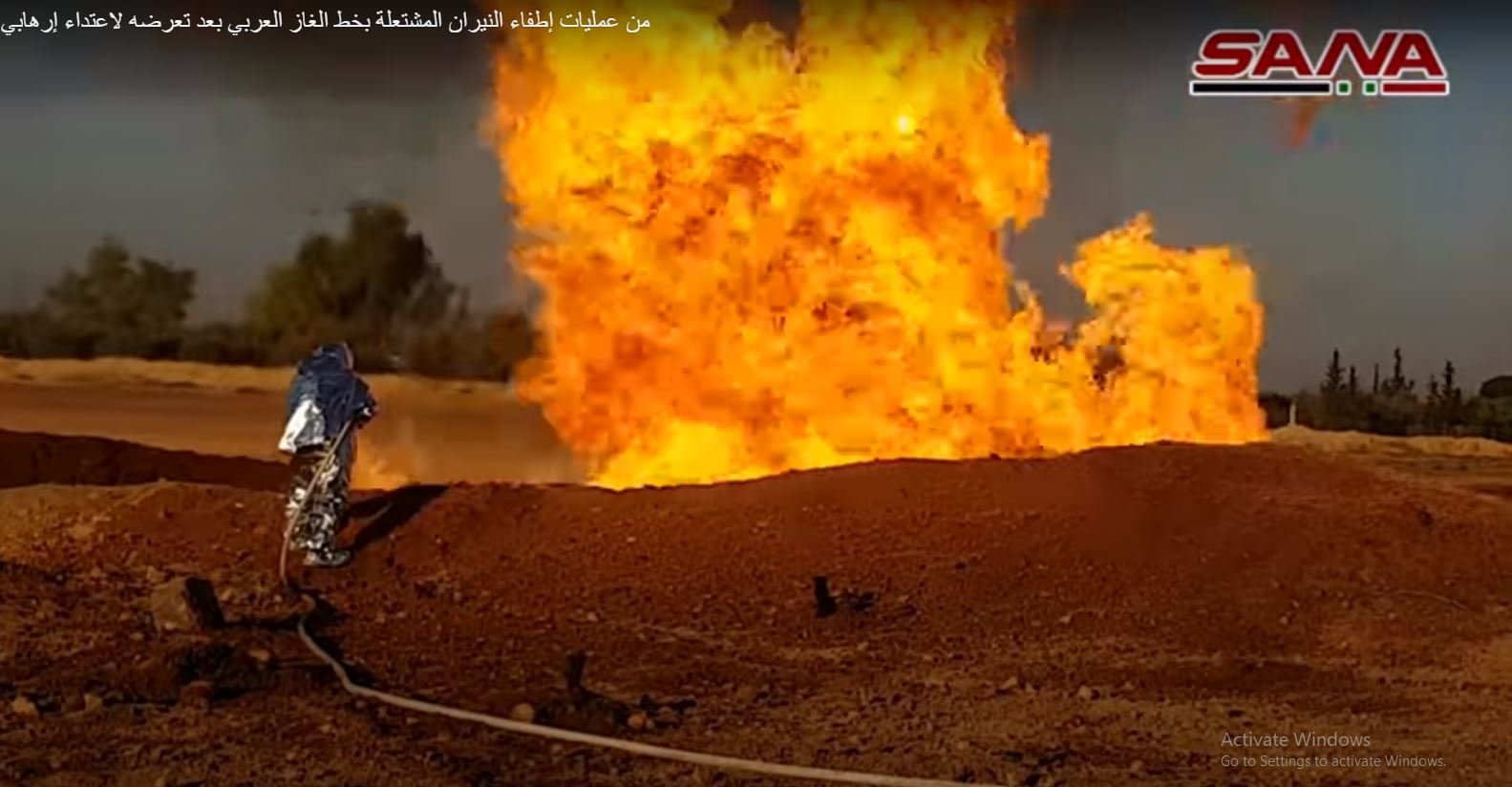 Цяла Сирия остана без ток след експлозия на Арабския газопровод
