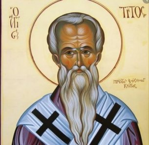 Църквата почита днес св апостол Тит   Тит бил родом от