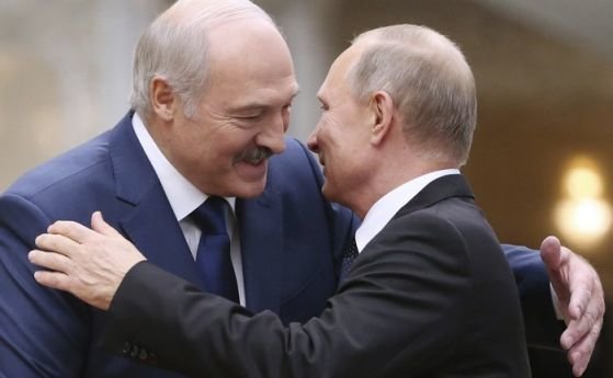 Руският президент Владимир Путин и беларуския му колега Александър Лукашенко