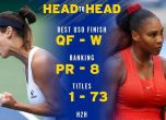 Серина Уилямс сложи край на приказката на Пиронкова на US Open