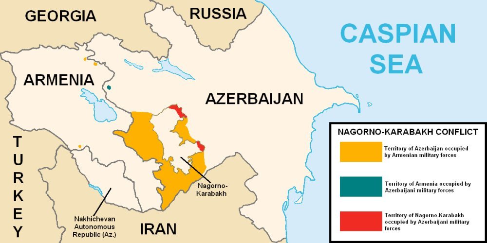 Един от най-старите конфликти - териториалният между Армения и Азербайджан