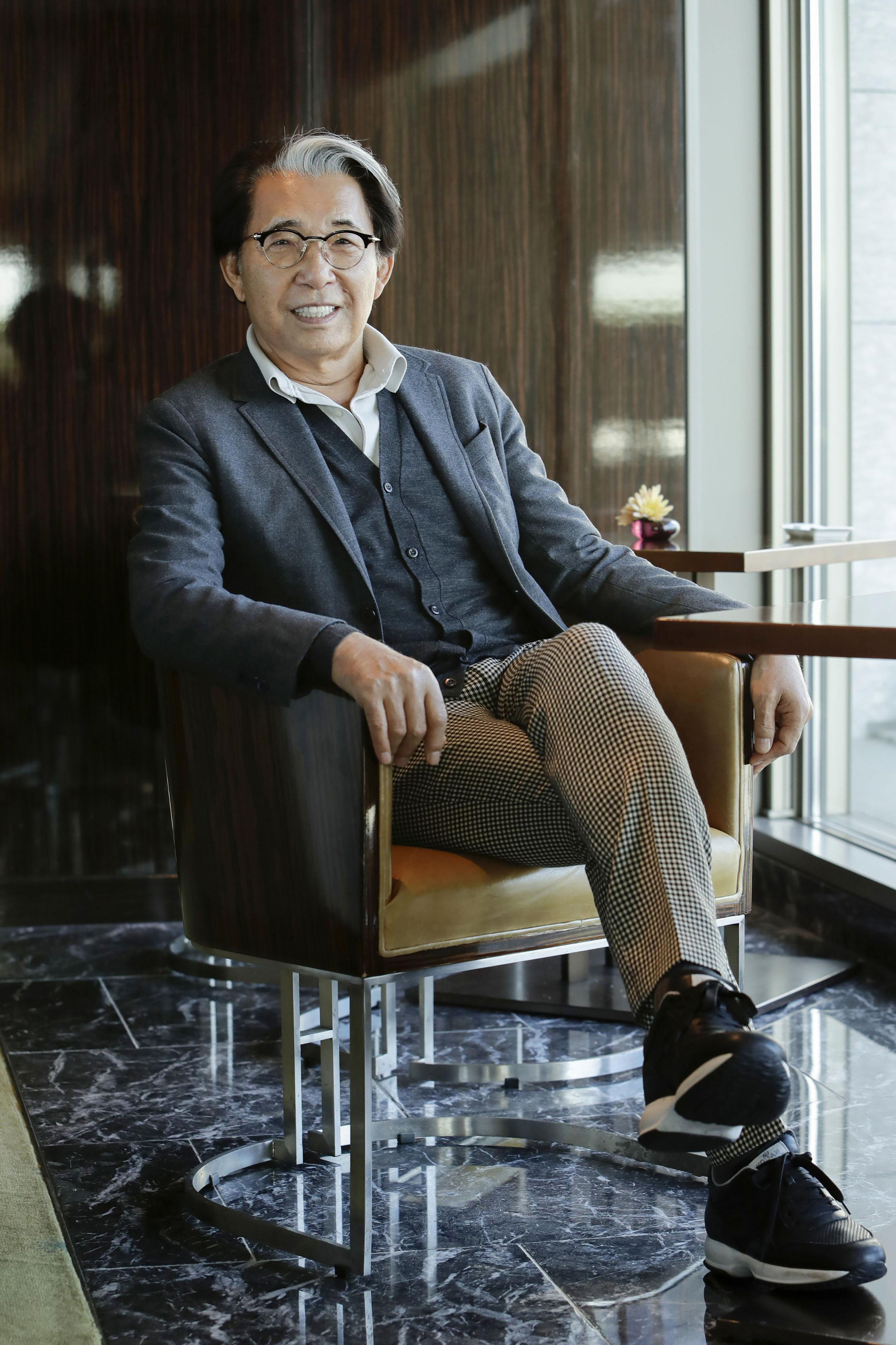 Японският дизайнер и основател на едноименната модна марка Кензо Такада
