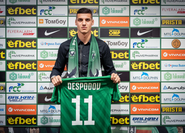 Кирил Десподов бе представен официално като футболист на Лудогорец Спортният