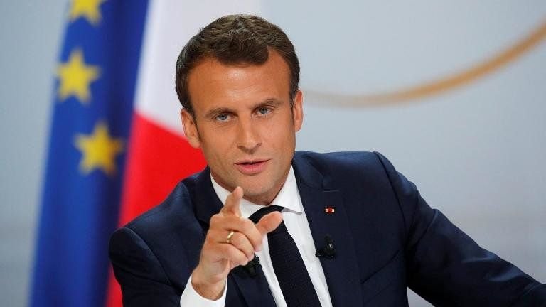 Френският президент Еманюел Макрон нарече ислямистка терористична атака Престъплението бе