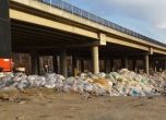 Разчистиха незаконното сметище край магистрала Струма