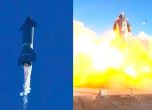 Прототипът на космическия кораб до Марс: Епичен тестов старт и взрив при кацането (видео)