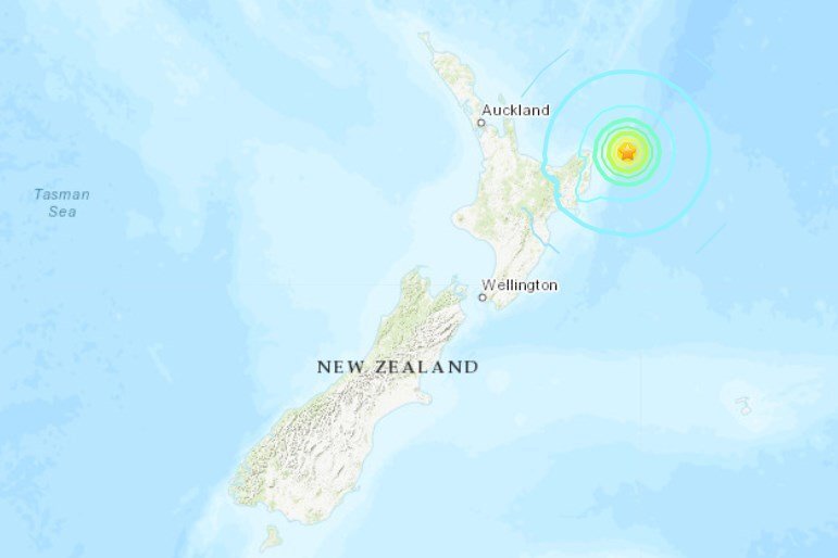 Земетресение с магнитуд 6 9 по Рихтер удари Нова Зеландия съобщи Американската служба