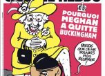 Шарли ебдо с провокативна карикатура: Кралица Елизабет като убиеца на Джордж Флойд