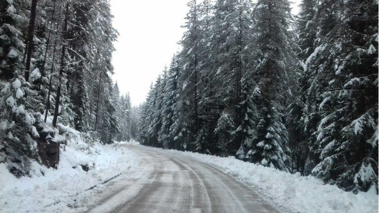 Заради обилен снеговалеж и навявания пътят от Драгалевци за хижа