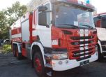 Пожар и евакуация в хотел в София, пострада огнеборец