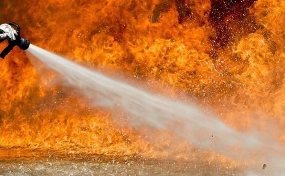 Пожар гори югоизточно от хасковското село Брягово пламъците са обхванали 2