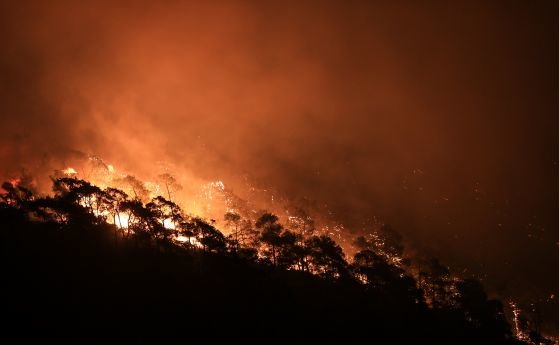 Пожар, който от два дни гори в района на кюстендилското