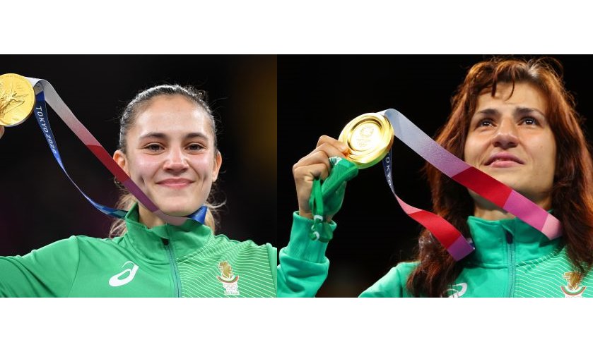 Двете олимпийски шампионки от Олимпиадата в Токио Стойка Кръстева и